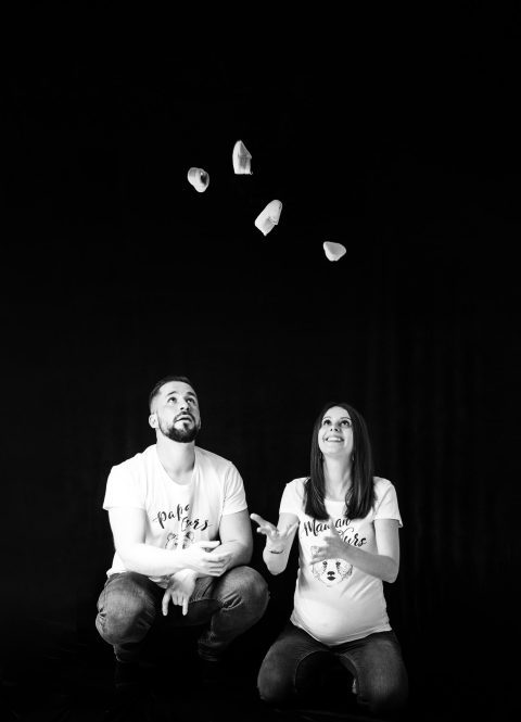 Photo de grossesse de Audrey et Mathieu à Douai - Nord de France